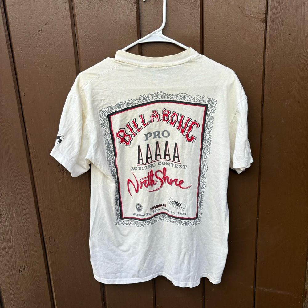 Vintage 80s Billabong Pro North Shore Hawaii t Shirt Large AAAAA Surfing USA